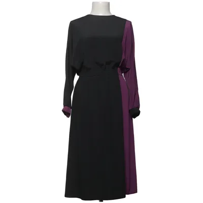 Jurk (Zwart, Lila) van Muoti Tuote Polyester