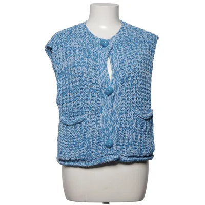 Väst (Blå, Vit) från Zara Bomull, Polyester