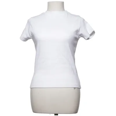 T-shirt (Wit) van Boohoo Plus Katoen, Elastaan
