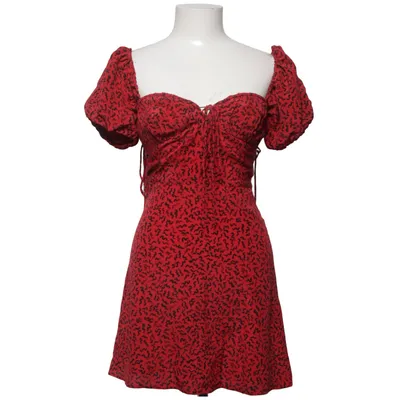 Kjole (Rød, Sort) fra Réalisation Elastan, Polyester, Silke