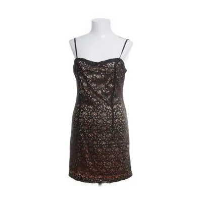 Kjole (Sort, Gul) fra Ichi Elastan, Nylon, Polyester
