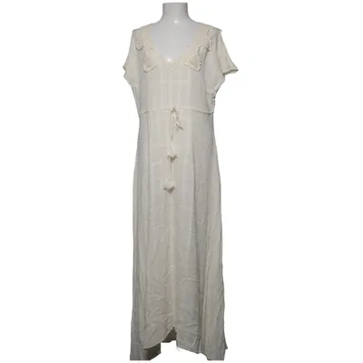 Strandjurk (Wit) van Kimchi Blue Linnen, Viscose