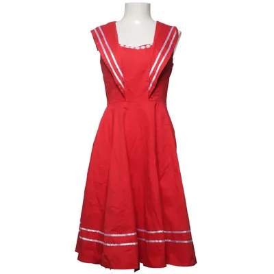 Jurk (Rood) van Hearts & Roses Katoen, Elastaan