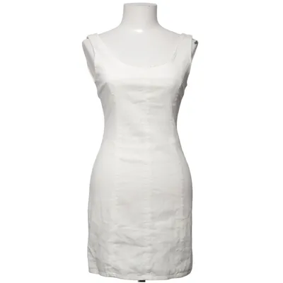 Kleid (Weiß) von H&M Baumwolle, Elasthan