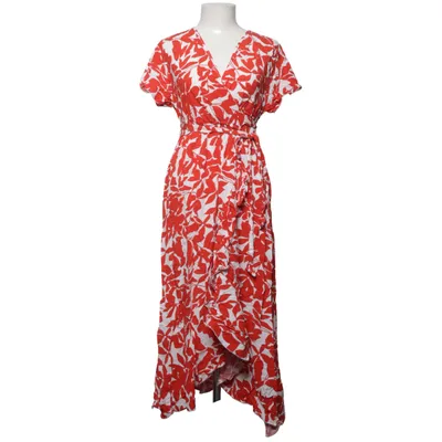 Wrap dress (Red, White) from WeiWei Cotton, Polyester