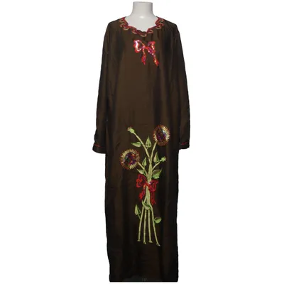 Robe longue (Marron, Multicolore) de Sun Coton, Polyester