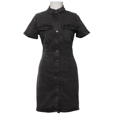 Jeanskjole (Grå) fra Noisy May Bomuld, Elastan, Polyester, Viscose