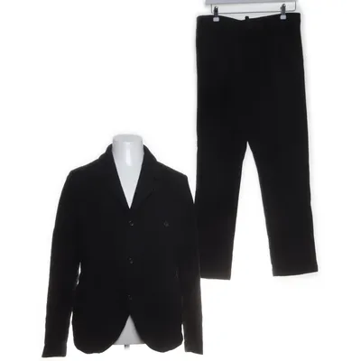 Suit (Black) from Hannes Roether Cotton, Polyester