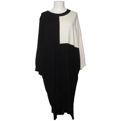 Maxikjole (Sort, Beige) fra Culture Elastan, Viscose