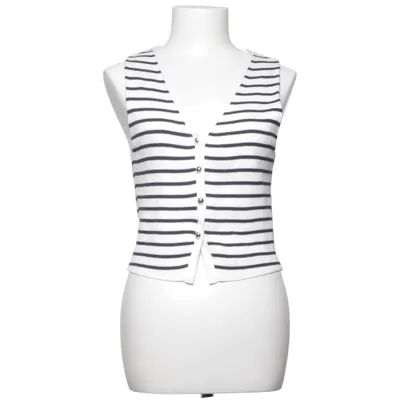 Vest (White, Black) from Divided by H&M Polyamide, Polyester, Viscose