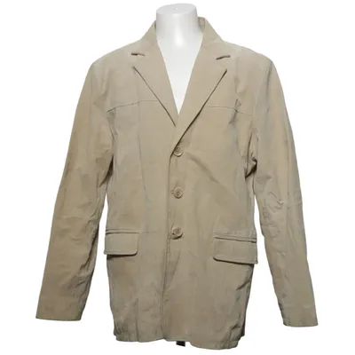 Leren blazer (Beige) van Garrasco Leer, Polyester