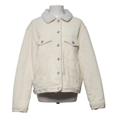 Fodrad jeansjacka (Beige) från Bik Bok Bomull