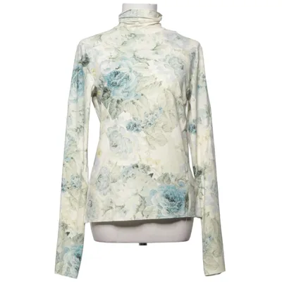 Top (Wit, Blauw, Groen) van H&M Studio Elastaan, Polyester