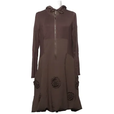 Klänning (Brun) från Franstyle Elastan, Polyester, Viskos