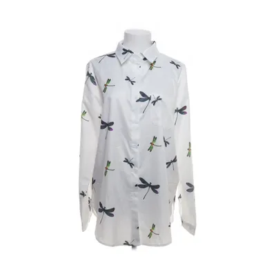 Shirt (White, Multicolored) from Emery Rose Cotton, Polyester
