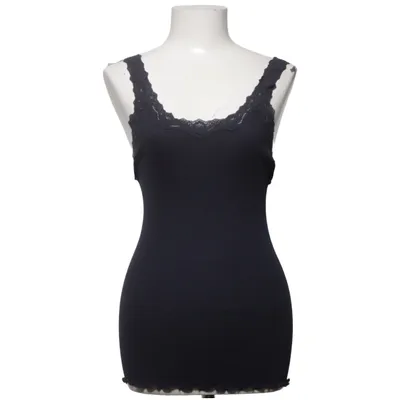 Tanktop (Zwart) van Rosemunde Katoen, Elastaan, Polyamide, Zijde