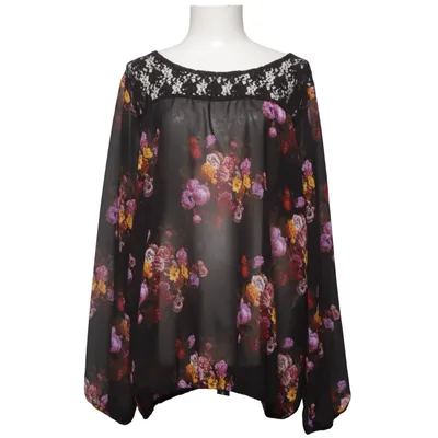 Blouse (Noir, Multicolore) de Happy Holly Polyester