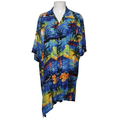 Short sleeve shirt (Blue, Multicolored) from Rayon Viscose