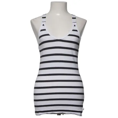 Tank Top (Black, White) from 10 Days Elastane, Organic cotton