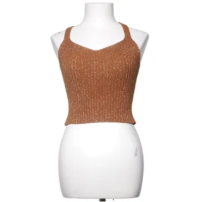 Halternecktopp (Brun) från Morgan de Toi Akryl, Ull