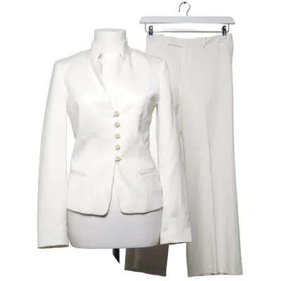 Jakkesæt (Hvid) fra Zara Basic Elastan, Polyester, Viscose