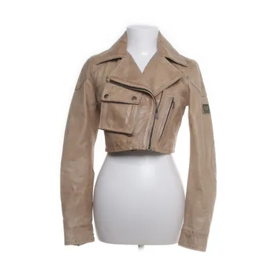 Bikerjacka (Brun) från Belstaff Skinn, Viskos
