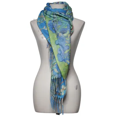 Scarf (Blue, Multicolored) from Cashmere