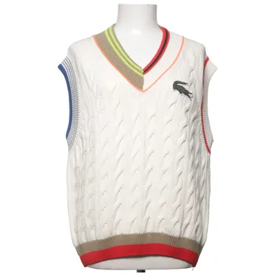 Slipover (White, Multicolored) from Lacoste Cotton, Polyamide