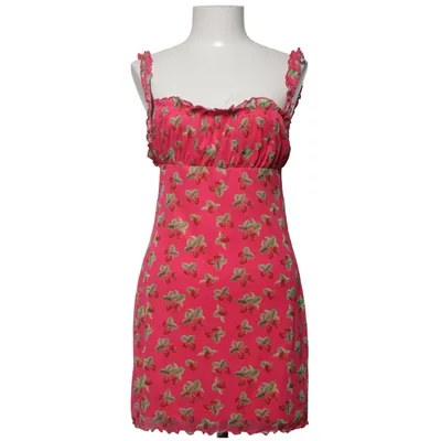 Kjole (Pink, Flerfarvet) fra Urban Outfitters Elastan, Polyester