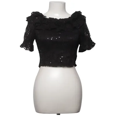 Top (Zwart) van Mochy Elastaan, Polyamide