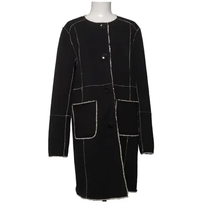 Manteau (Noir) de Ilse Jacobsen Hornbæk Coton, Élasthane, Polyester