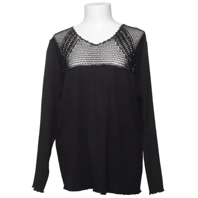 Haut (Noir) de Monari Coton, Viscose