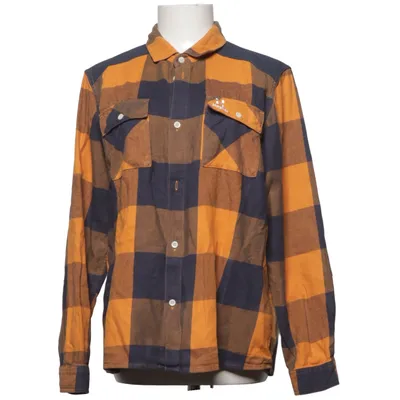 Flannel skjorte (Blå, Gul) fra Haglöfs Elastan, Lyocell, Økologisk bomuld, Polyamid, Uld