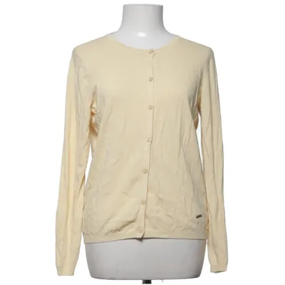 Cardigan (Yellow) from Mango Basics Polyamide, Viscose