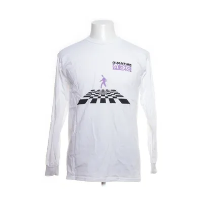 Långärmad t-shirt (Vit) från Gildan Bomull