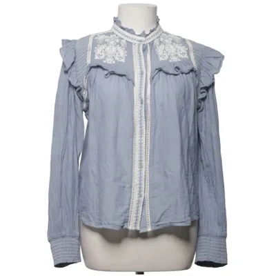 Blouse (Blue) from Mango Cotton