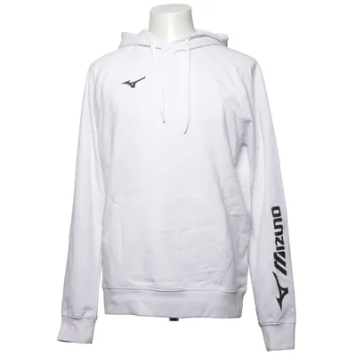 Hoodie (White) from Mizuno Cotton, Polyester