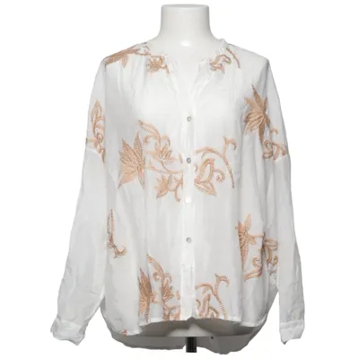 Blus (Vit, Beige) från Tensione In Bomull, Polyester, Silke