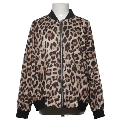 Bomber jacket (Brown, Black) from Isabel Lennse Cotton, Elastane, Polyamide