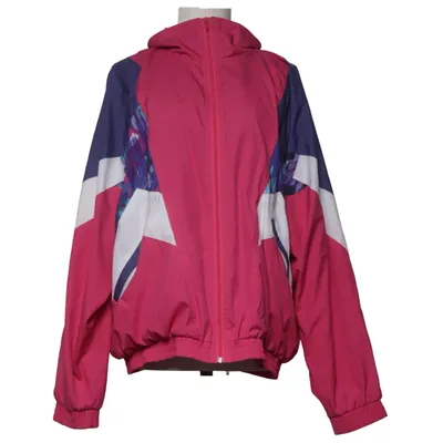 Træningsjakke (Pink, Blå, Hvid) fra Le Caf Bomuld, Polyester