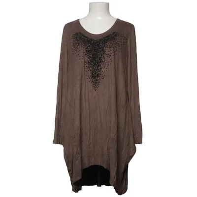 Tunique (Marron) de Lauren Vidal Élasthane, Polyester