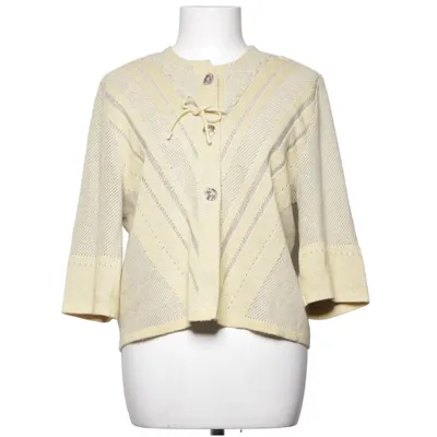 Kofta (Gul) från Kriss Akryl, Bomull, Modal