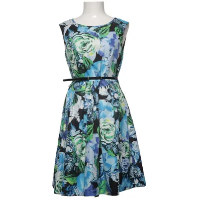 Dress (Blue, Green, White) from Ellen Tracy Polyester