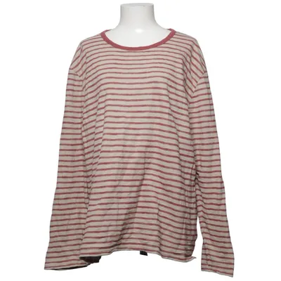 Langærmet t-shirt (Beige, Rød) fra Armedangels Økologisk bomuld