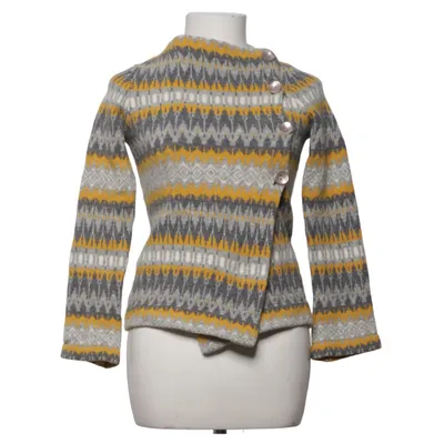 Cardigan (Gul, Grå, Hvid, Flerfarvet) fra Jumperfabriken Uld