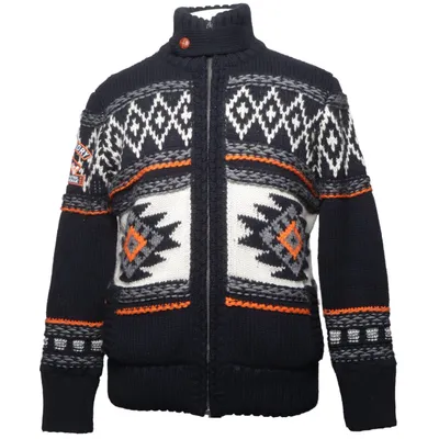 Jacka (Svart, Flerfärgad) från Superdry Akryl, Polyamid, Polyester, Ull