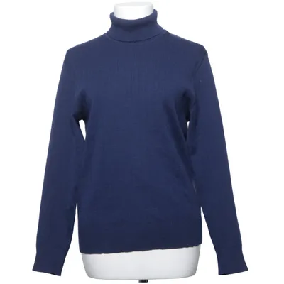 Turtleneck (Blå) fra Trevira Polyester, Uld