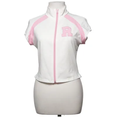 Träningstopp (Vit, Rosa) från Shein Elastan, Polyester