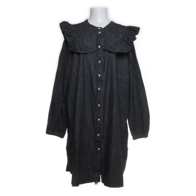 Denim jurk (Grijs) van Zizzi Katoen