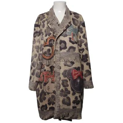 Cardigan (Beige, Sort, Flerfarvet) Elastan, Polyester